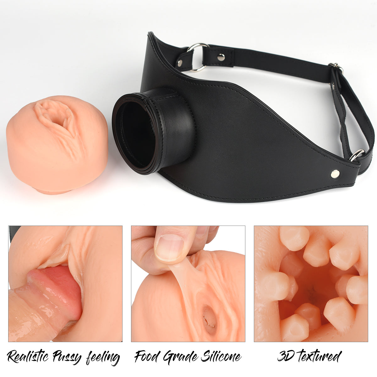 Gay Sex Toy Face Pocket Pussy for Oral Sex