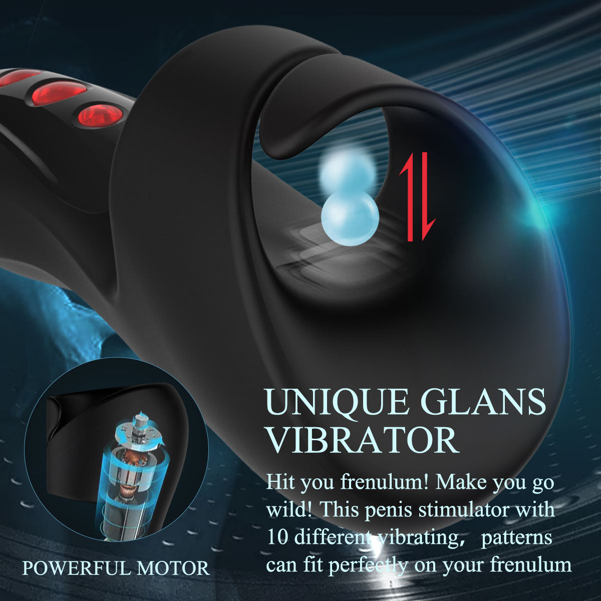 10 Vibration Modes Electric Penis Trainer