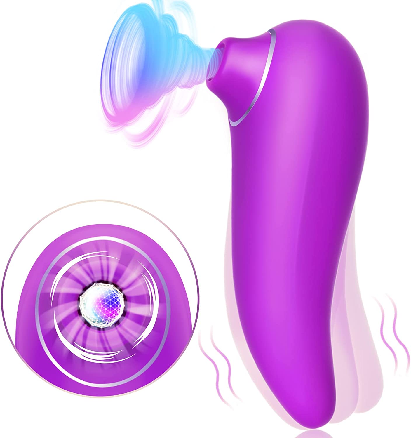 9 Sucking Modes Clit Stimulation G-Spot Vibrator For Woman