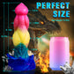 8 Inch Colorful  Dildo with Strong Suction Cup