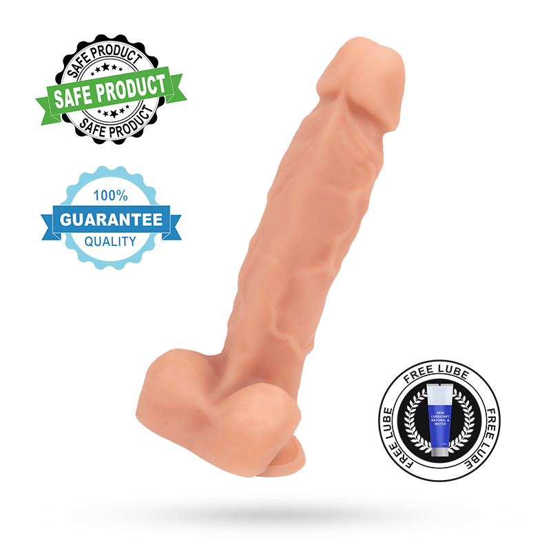 7.28in Superior Grade Silicone Dildo for Beginners