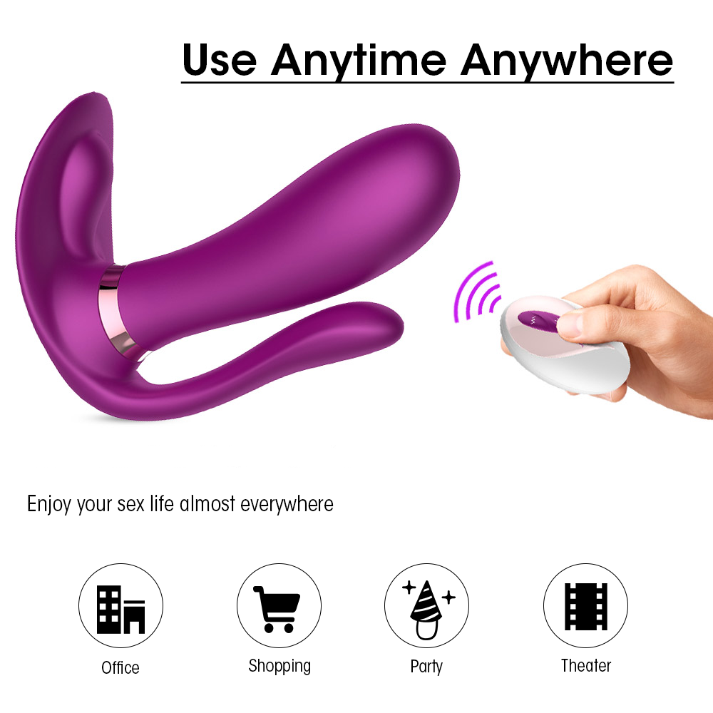 3 IN 1 Anal Vibrator Butt Plug With 9 Frequency Vibration