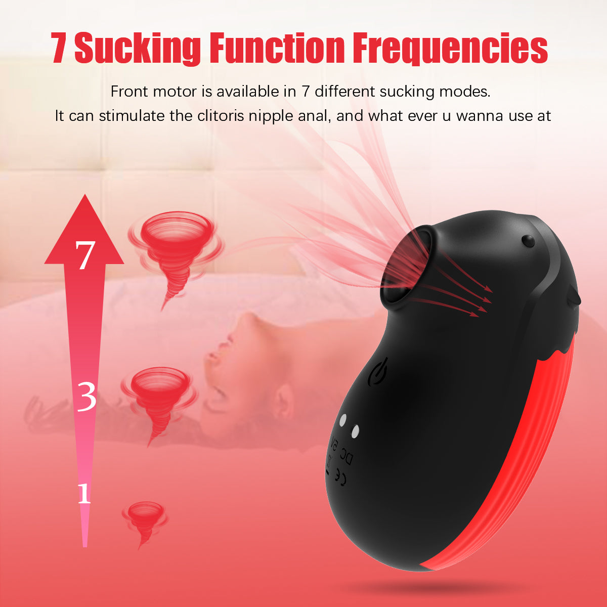 Clitoral Stimulator Vibrator with 7 Strong Suction Mode