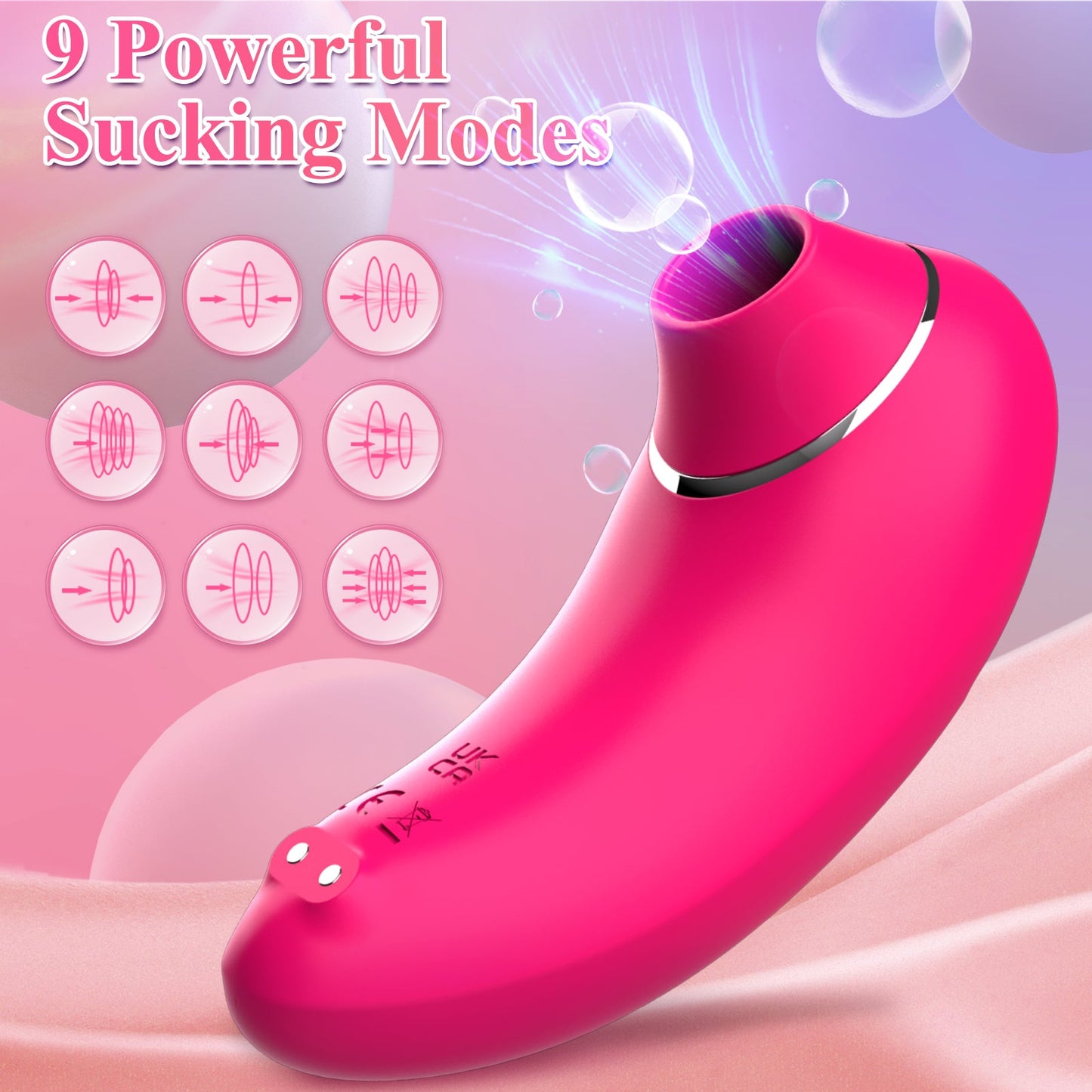 9 Powerful Sucking Frequencies 55dB Clitoral Sucking Vibrator